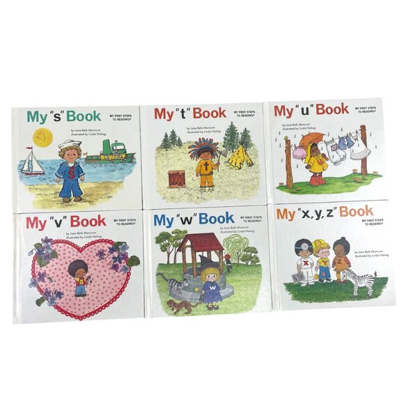 Moncure First Steps to Reading ABC Book Set Vintage Collectible 25 Hardcover - Picture 4 of 10